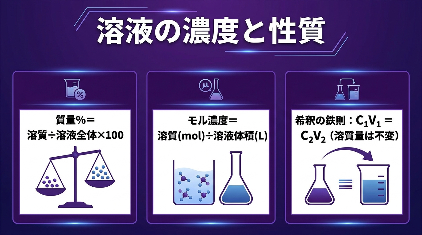 溶液の濃度と性質