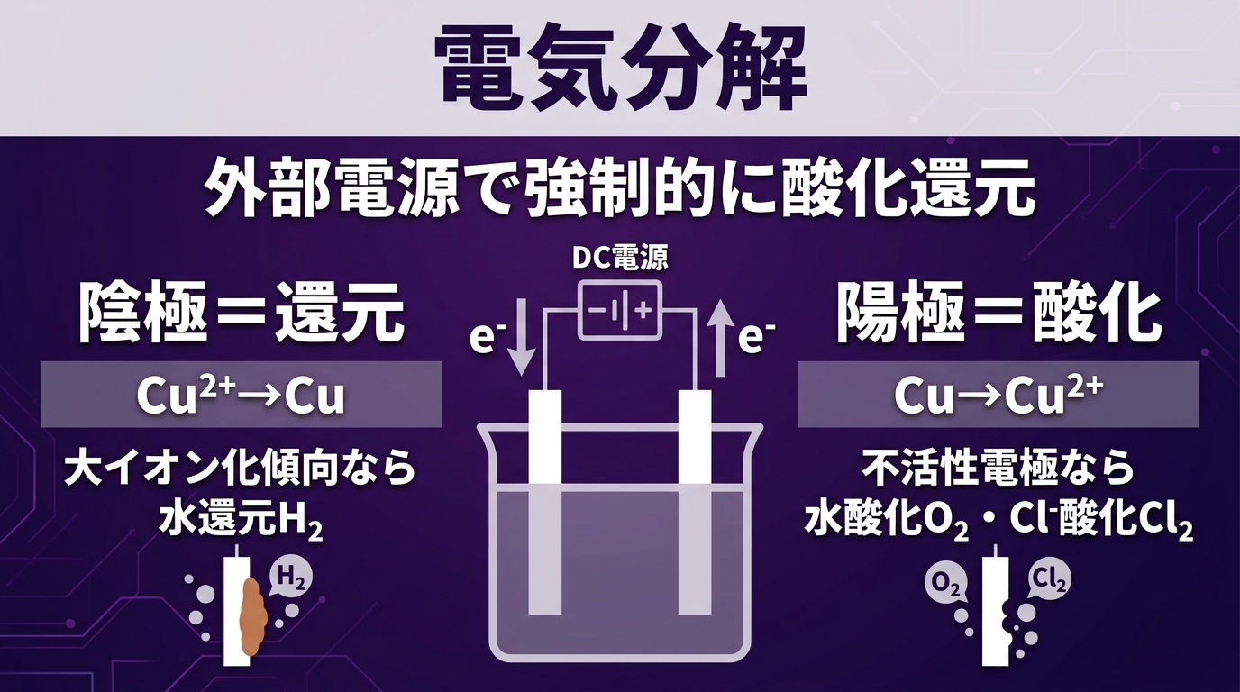 レッスン2-17:電気分解