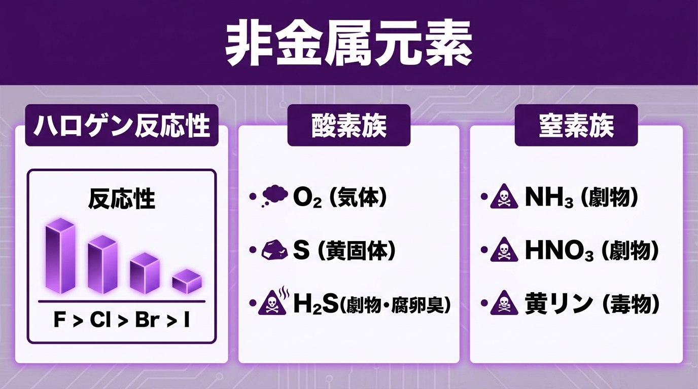 レッスン2-25:非金属元素