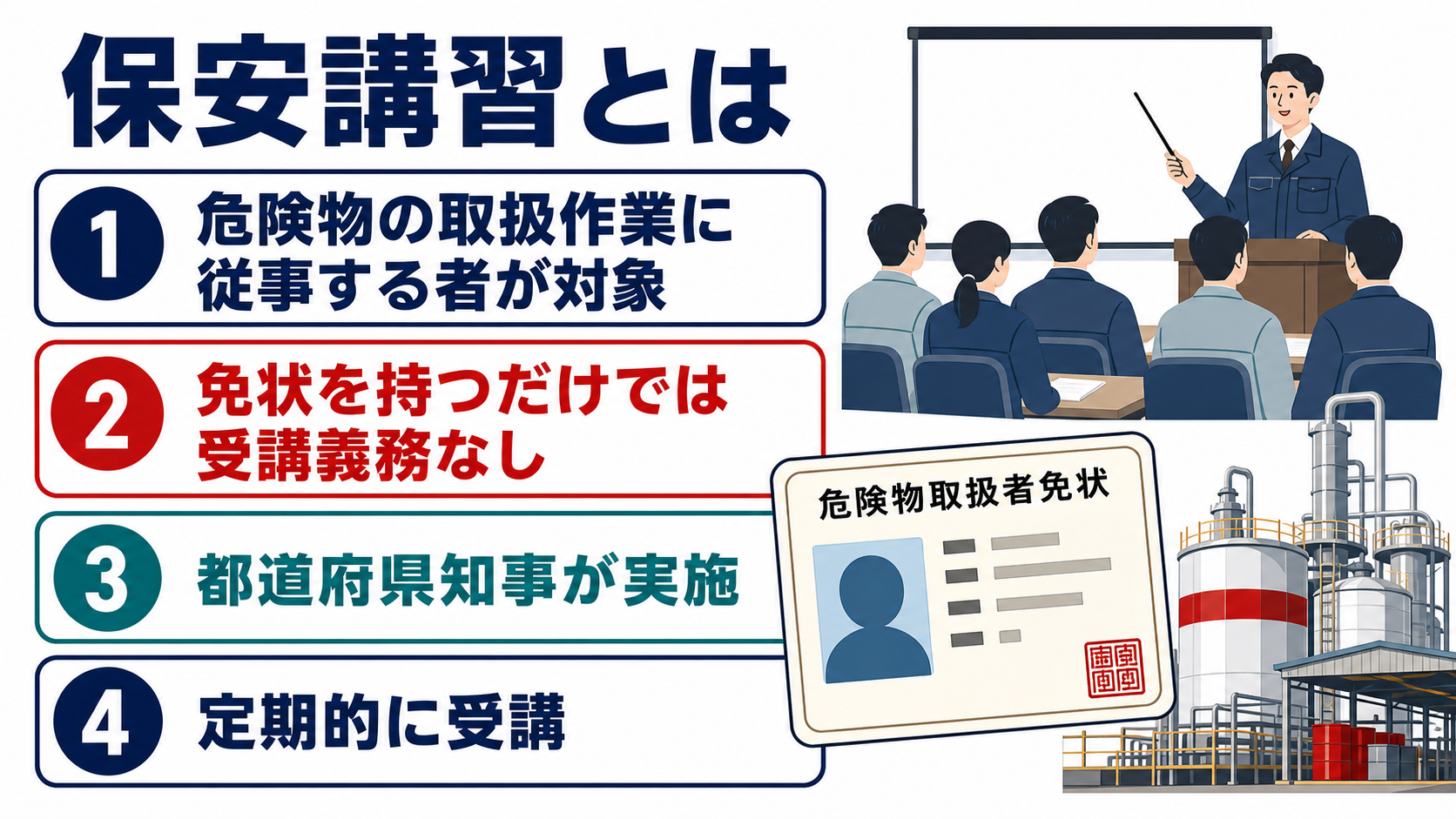 危険物取扱者の保安講習とは