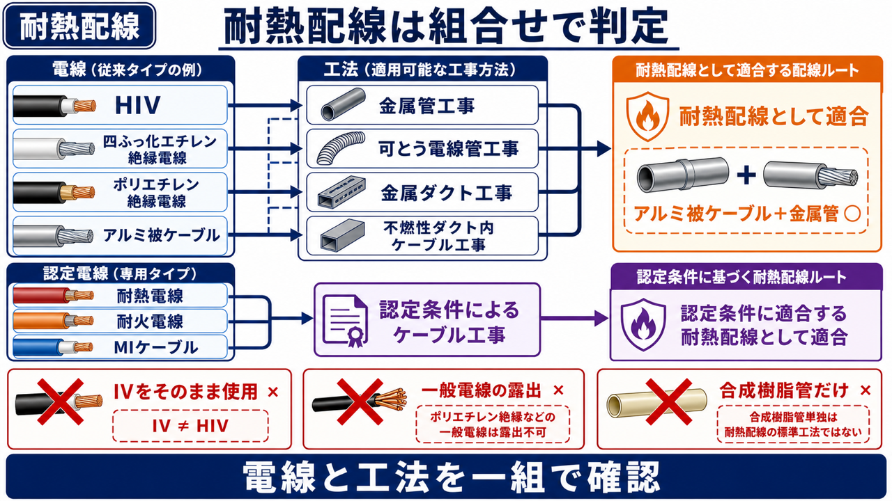 【過去問】消防設備士甲1・乙1の電気③|配線接続・耐火配線・耐熱配線 | 青木マーケ(株)