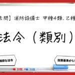 【過去問】消防設備士甲4・乙4の法令まとめ｜設置基準・警戒区域・火災通報