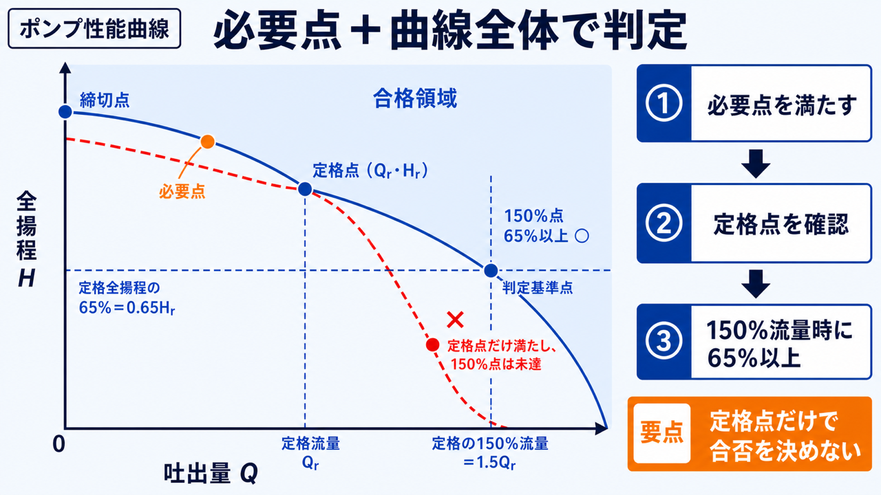 必要点と3つの性能確認
