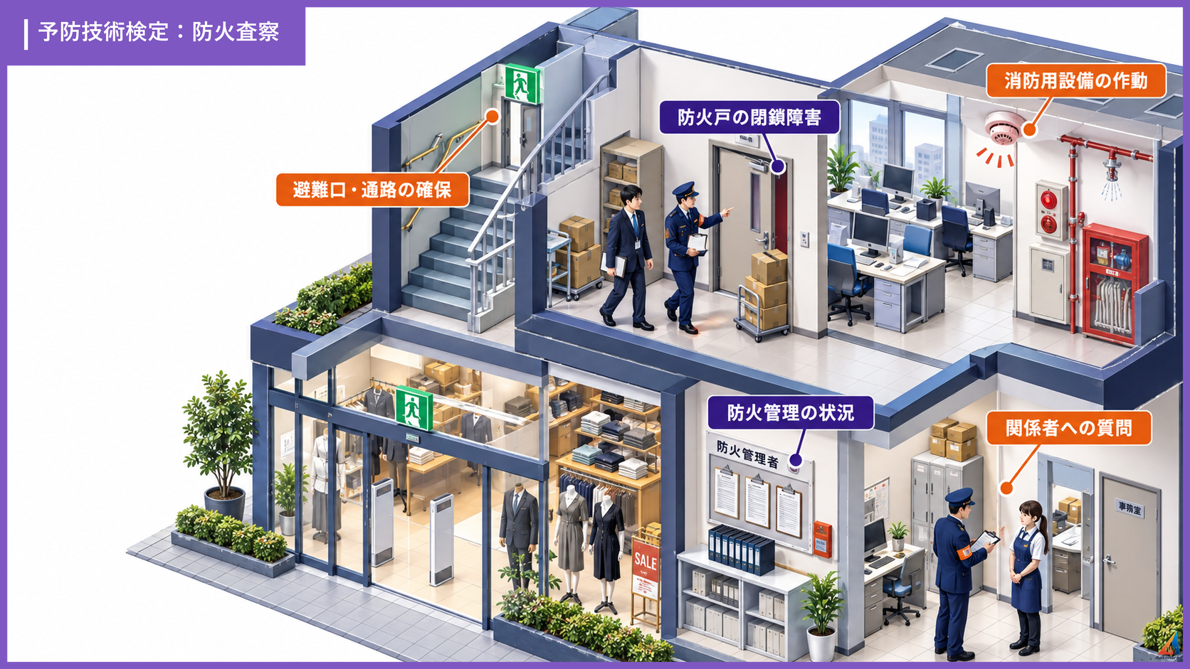防火査察 立入検査の着眼点