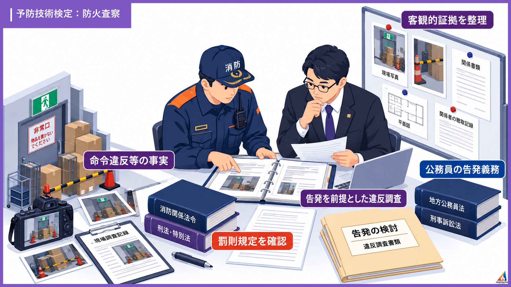 防火査察 告発の検討