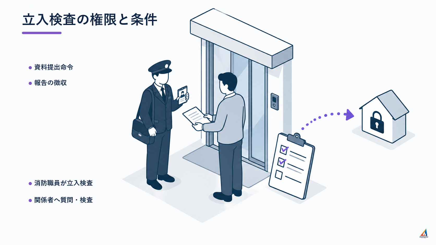 消防法第4条 立入検査の権限と条件