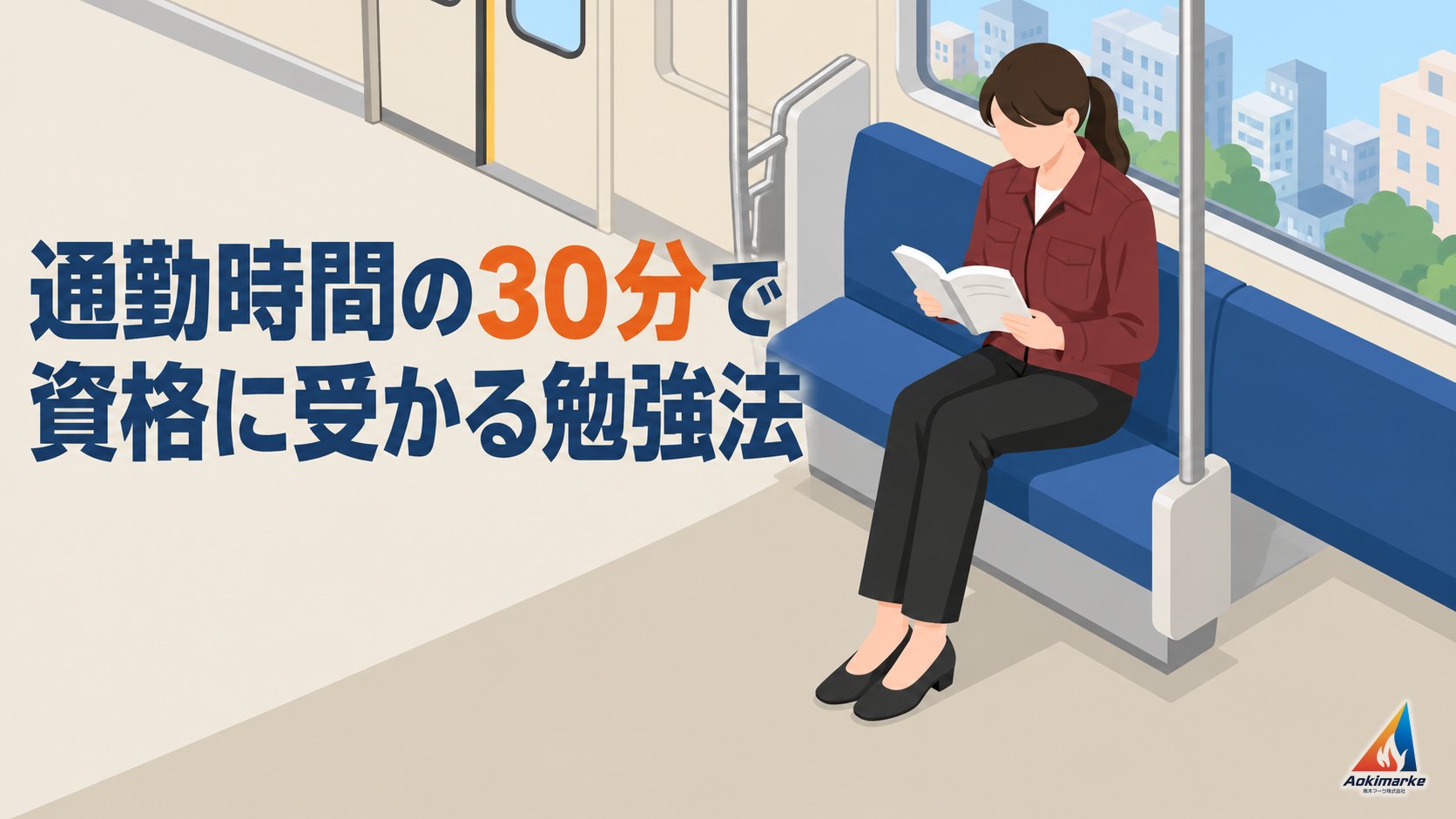 通勤時間の30分で資格に受かる勉強法