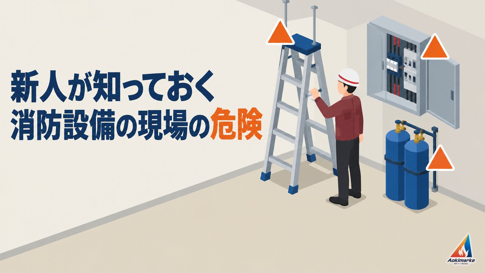 新人が知っておく消防設備の現場の危険