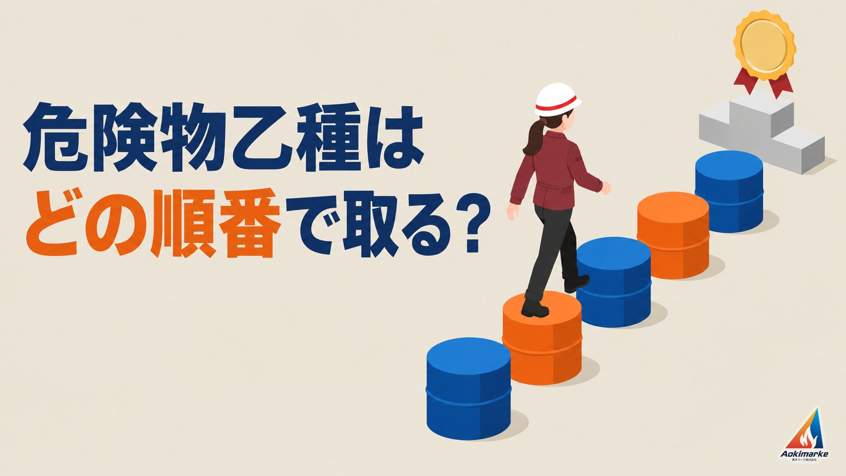 危険物乙種はどの順番で取る？